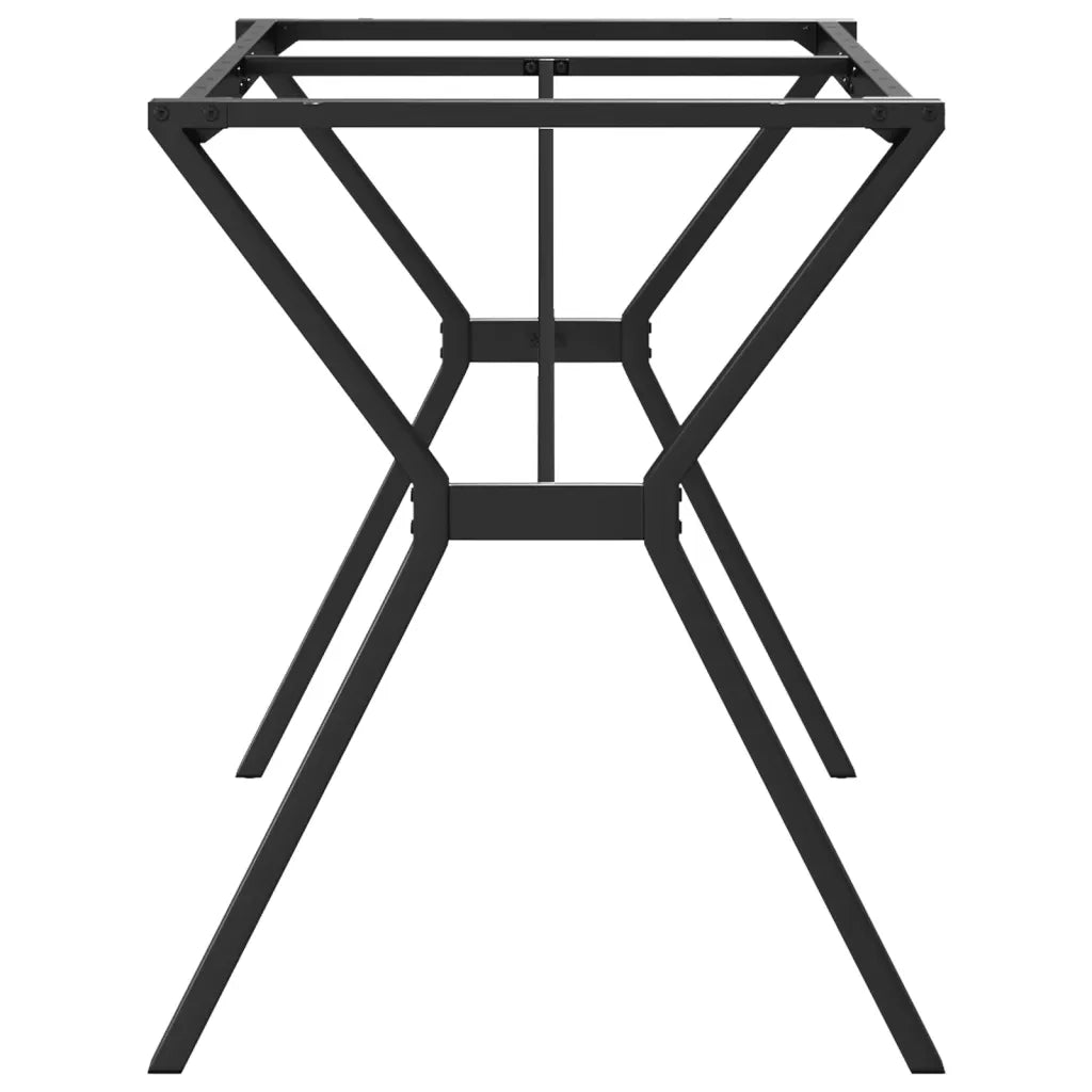 Telaio Gambe a Y per Tavolo da Pranzo 140x60x73 cm in Acciaio