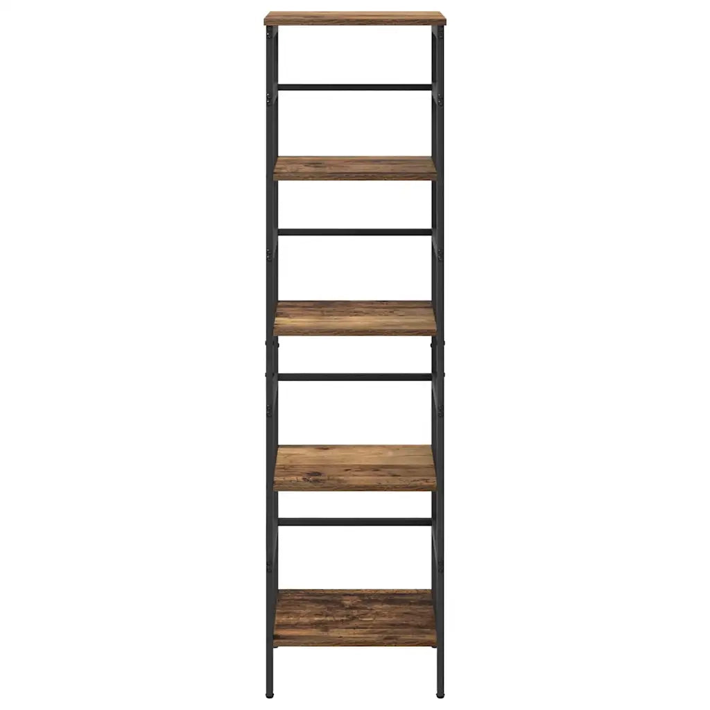 Libreria-Scaffale per Libri-Mobile di Stoccaggio Legno vecchio 40 x 29,5 x 149 cm Legno multistrato