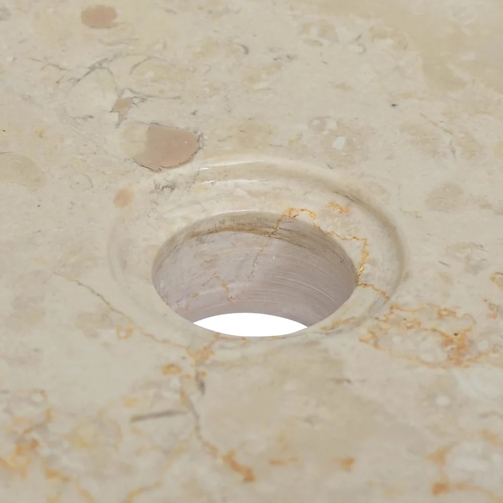 Lavandino Crema 40x40x10 cm in Marmo 149168