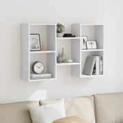 Scaffale a Parete Bianco 96x18x60 cm in Truciolato 853227