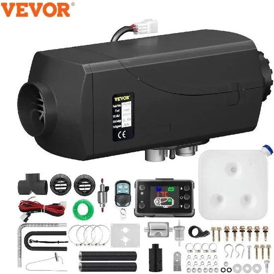 Stufa a Stand 12V - Riscaldamento Auto - 5KW - Riscaldatore d'Aria con Interruttore LCD - Stufa a Stand 12 Volt - Riscaldatore per Auto, Bus, Camper, Camion - Nero 

Modello: 
5KW 
12V 
Luchtverwarmer con LCD Schakelaar