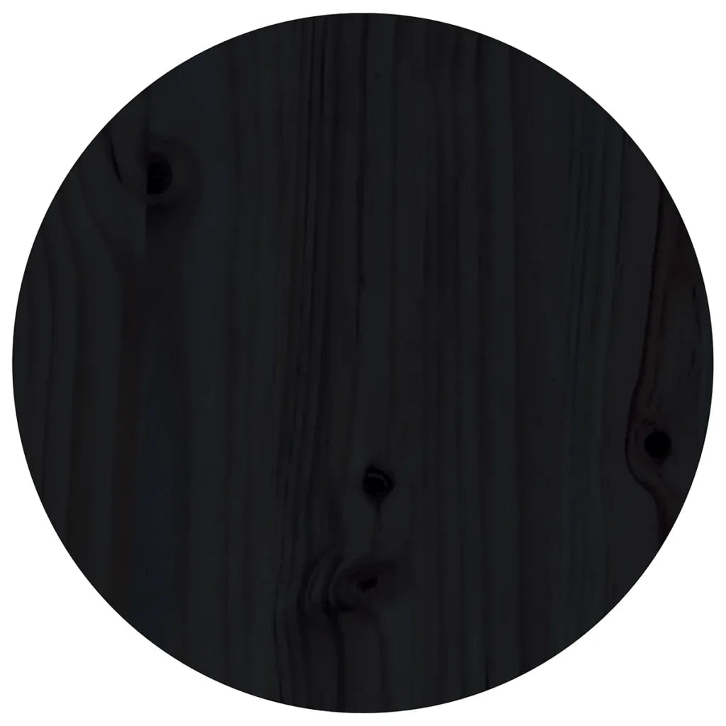 Tavolino da salotto | Tavolino da caff¨¨ | Tavolino da Soggiorno Nero ? 40x60 cm in Legno Massello di Pino