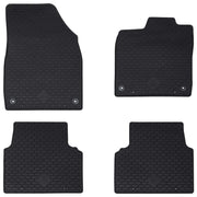Tappetino per Auto 4 pcs Nero adatto per VW ID.3 2019- Gomma 42029128