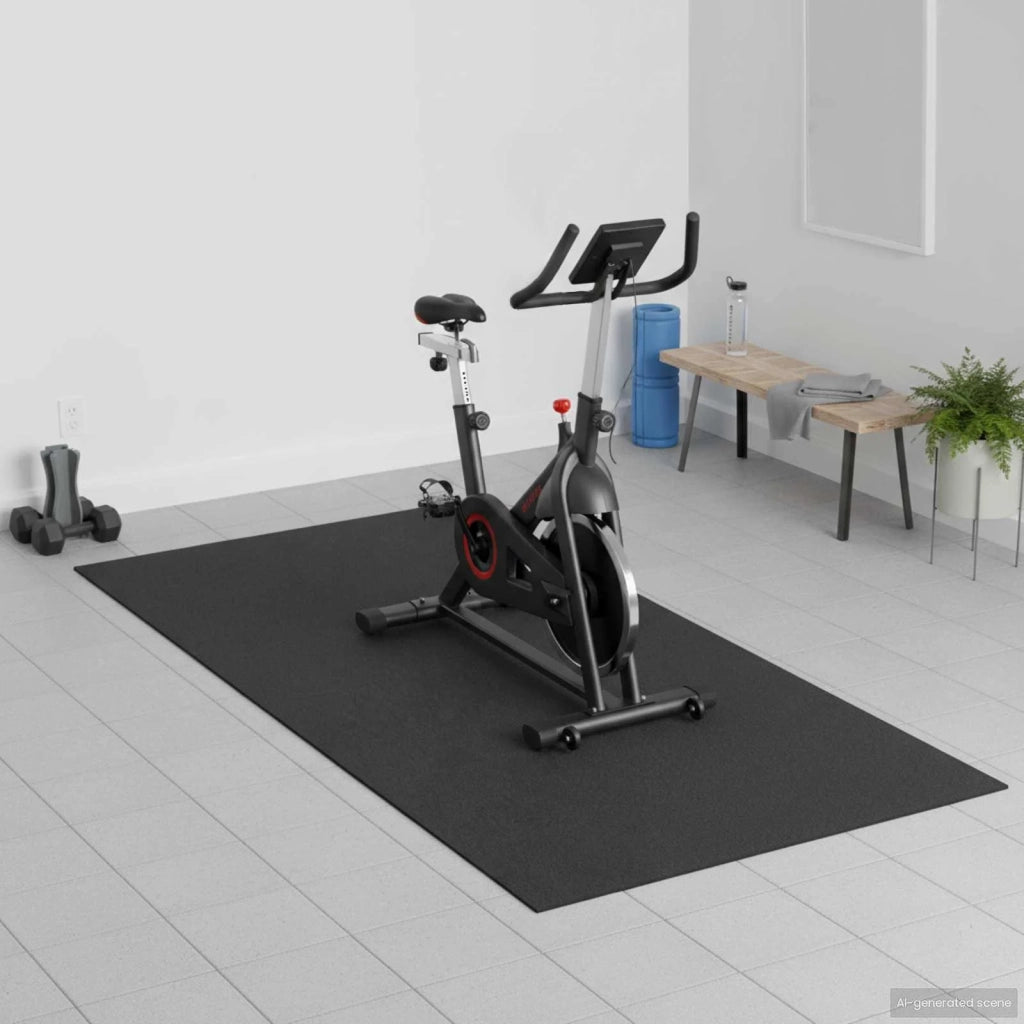Tappetino di Protezione Sportiva Nero 150 x 75 x 0,6 cm CFW4709534