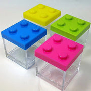 Trade Shop - Bomboniera Bomboniere Portaconfetti Scatola 12 Mattoncini Costruzioni Lego Block -