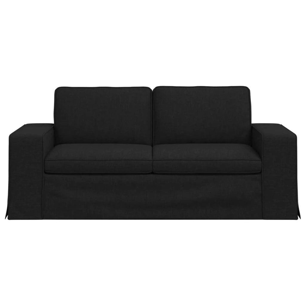 Divano Nero 182 x 80 x 82 cm Tessuto