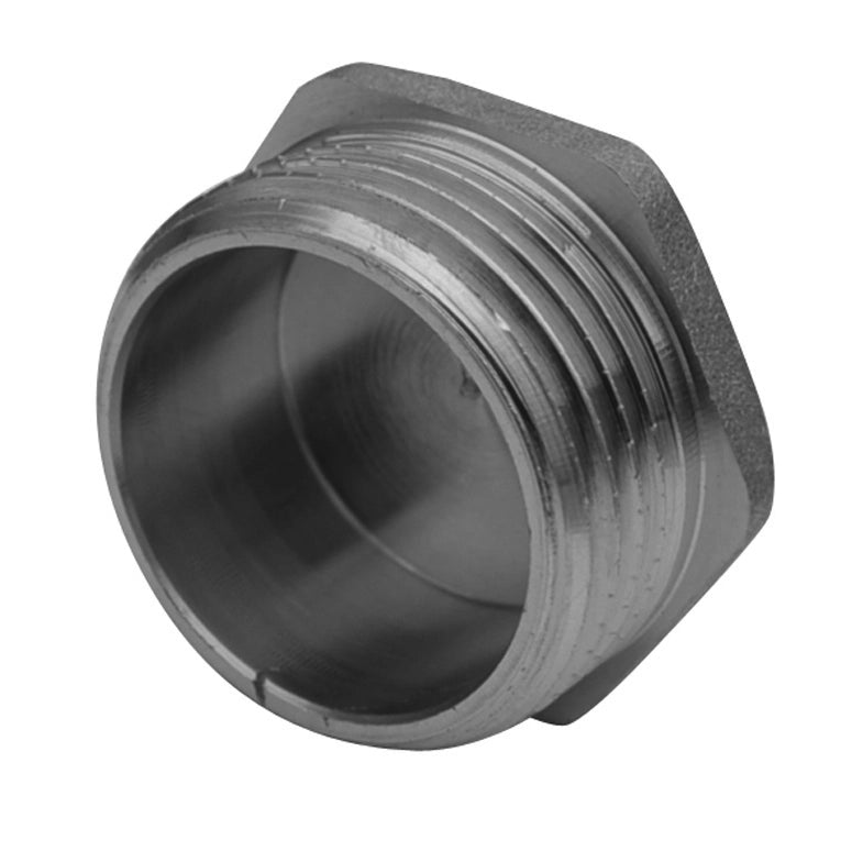 TAPPO MASCHIO IN OTTONE CROMO IBP- 3/8- IBP- pezzi 10
