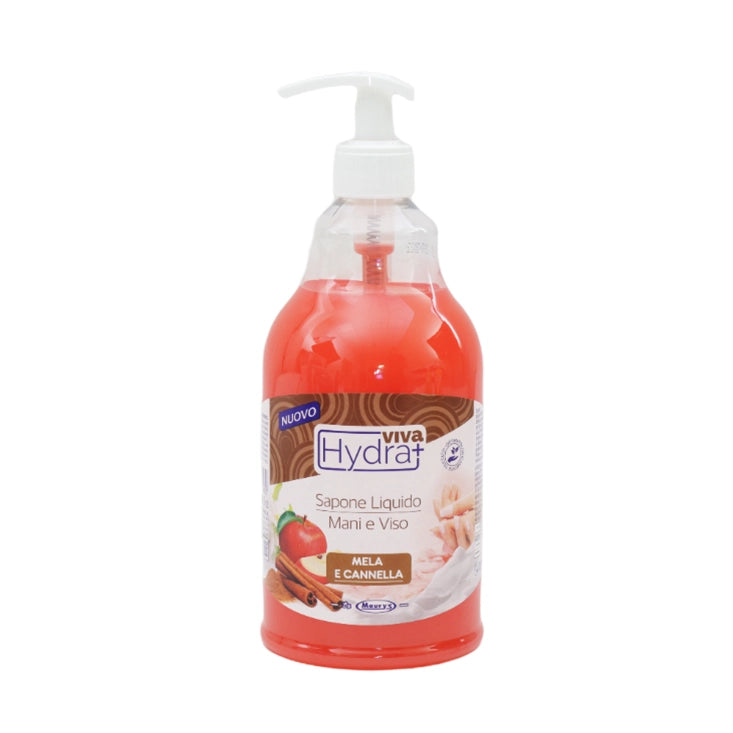 HYDRA VIVA+ SAPONE LIQUIDO FORMATO DA 750 ML CON DISPENSER ALLA MELA E CANNELLA