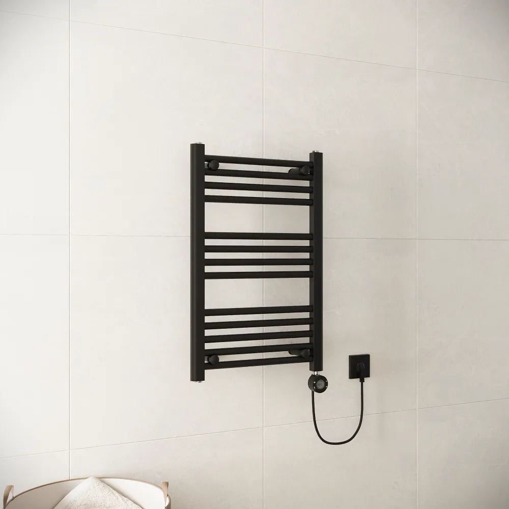 Termoarredo elettrico 700x450 nero opaco interasse 400 | Polaris
