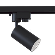 Faretto per Sistema Illuminazione Binario 50W GU10 in Alluminio  Nero