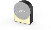 Sostegno da letto multifunzionale con rumore bianco, altoparlante Bluetooth, lampada da notte con timer, orologio e sveglia (nero)