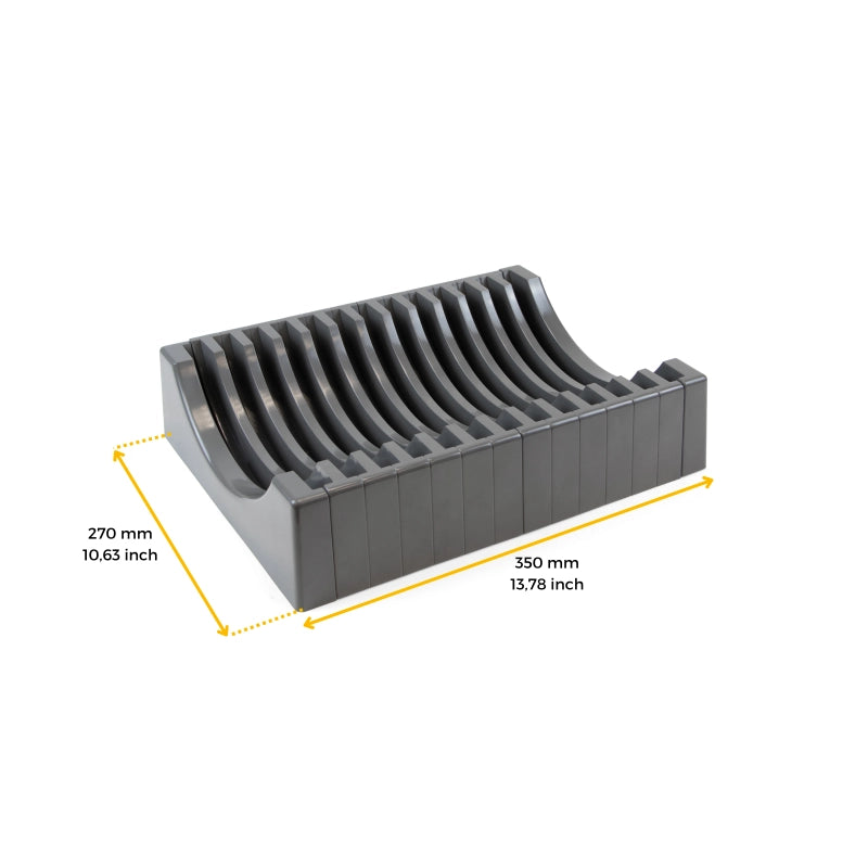 Kit di contenitori per cassetto da cucina con base Recycle altezza 266 mm, 1x15 lt, 2x7 lt, modulo 600 mm, Grigio antr..