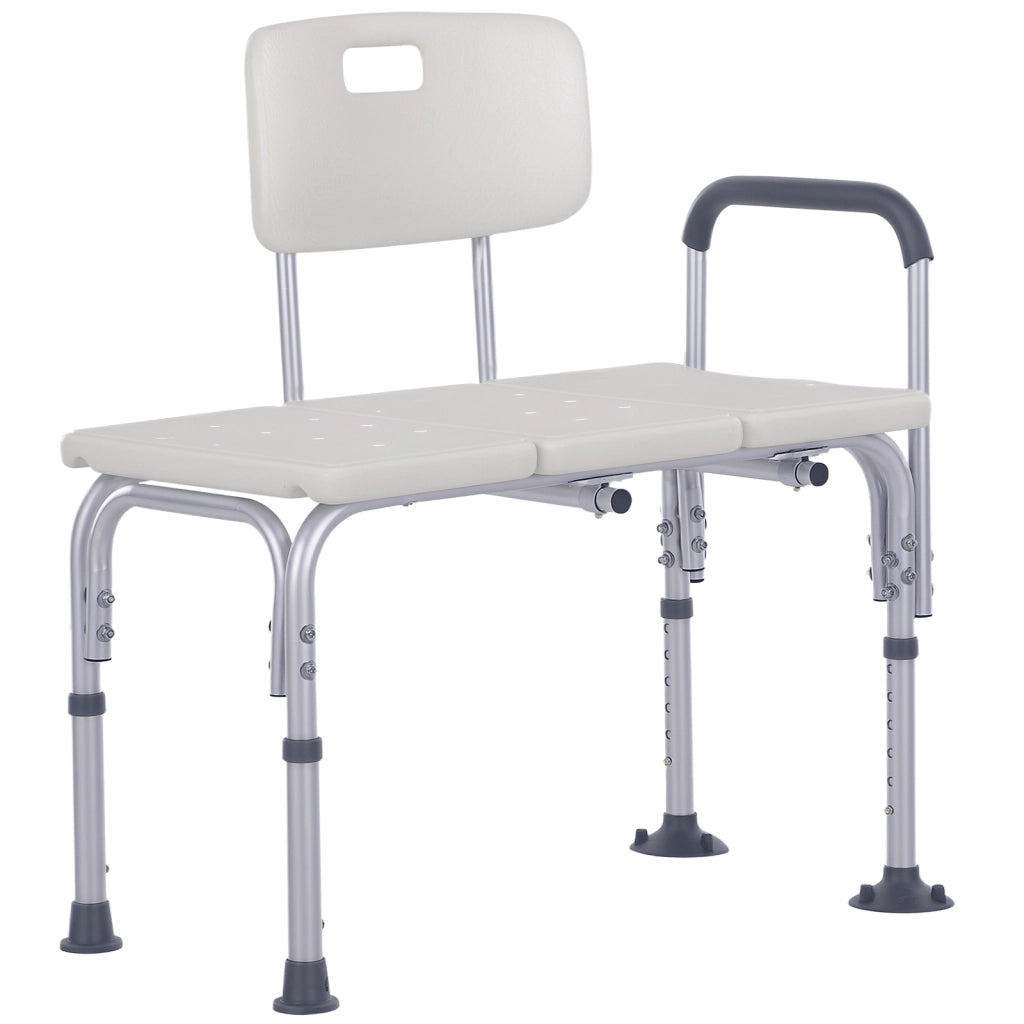 Sedia da Doccia Regolabile ¨C zephmum ¨C Grigio 68.5x40.5 cm