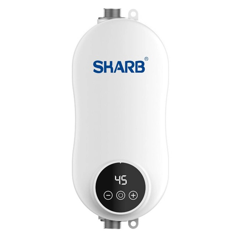 Trade Shop - Scaldabagno Boiler Elettrico Caldaia Acqua Calda Istantanea Con Dispaly Temp -