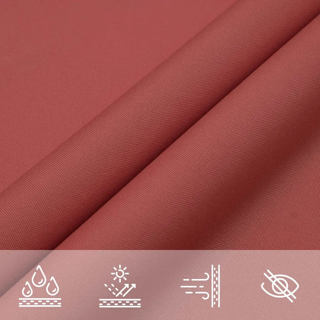 Parasole a Vela Tessuto Oxford Rettangolare 2x4,5m Terracotta 135374