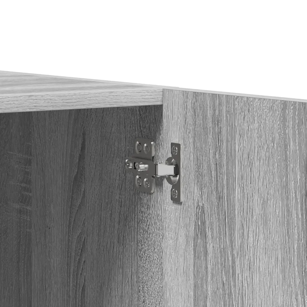 Armadio Grigio Sonoma 80x52x180 cm in Legno Multistrato cod mxl 77291