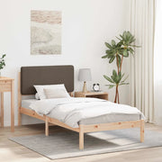 Letto con Testiera Rivestita Talpa 80 x 200 cm Pino massello 877942