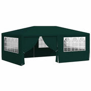 Gazebo | Pergolato Professionale con Pareti 4x6 m Verde 90 g/m2