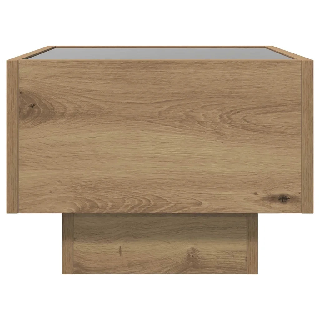 Tavolino da salotto rovere artigianale 40 x 40 x 30 cm 879657