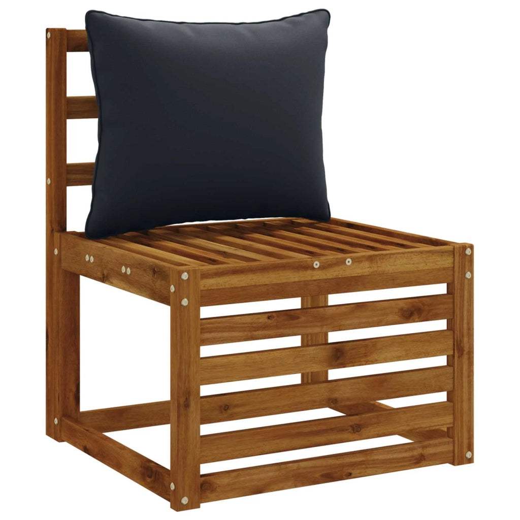 Cuscino per Schiena a 1 Pezzo PUTTEN 100% Poliestere Blu Scuro 946911