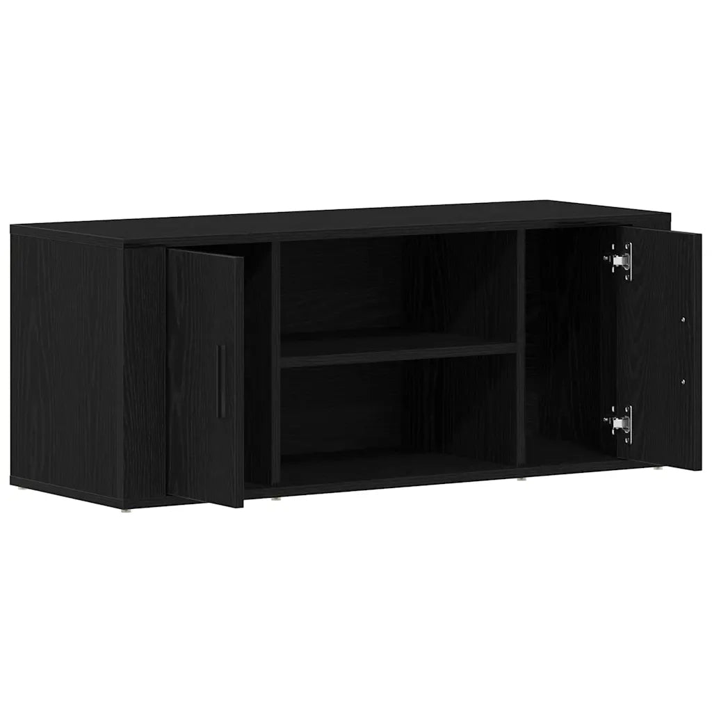 Mobile TV 100 x 35 x 40 cm Rovere nero Legno ingegnerizzato 862125