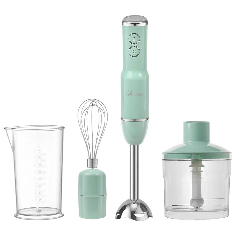 ARDES TRINITY RETRÃ (ARSET02) - FRULLATORE AD IMMERSIONE 3 IN 1 - 800W