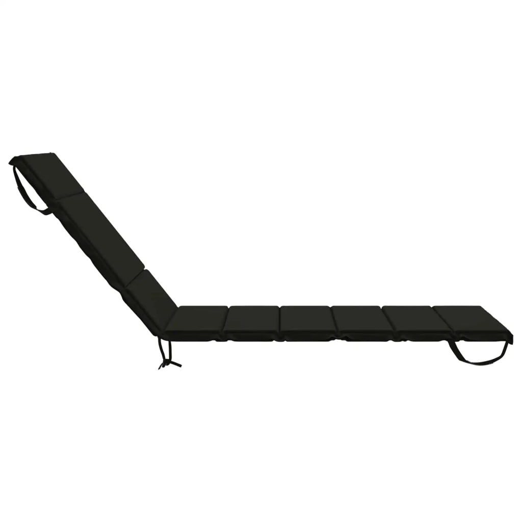 Cuscino per Lettino GEMERT 100% Poliestere Nero 200 x 90 x 3 cm 948602