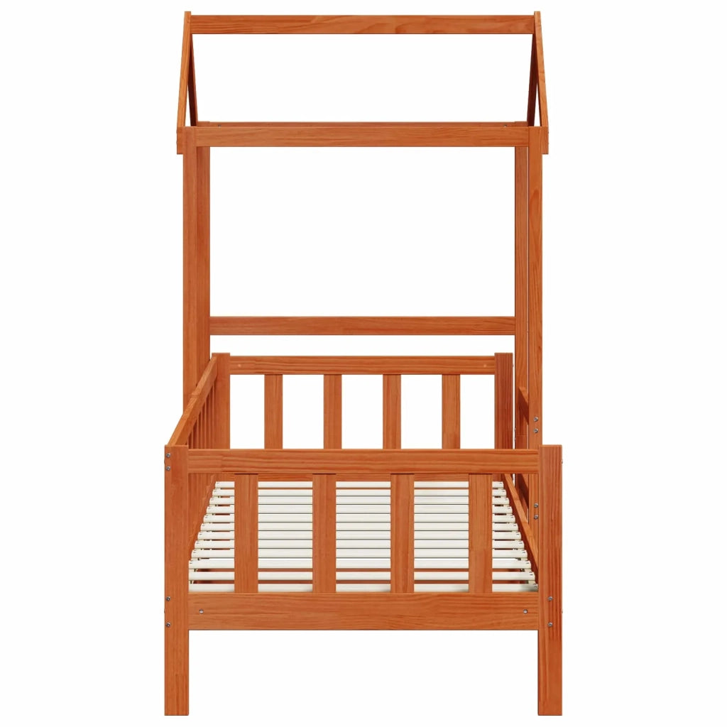 Set di Letto per il Giorno 2 pcs Marrone cerato Pino massello 3422707