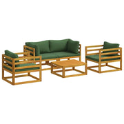 Set da giardino modulare 5 pezzi Naturale 3417254