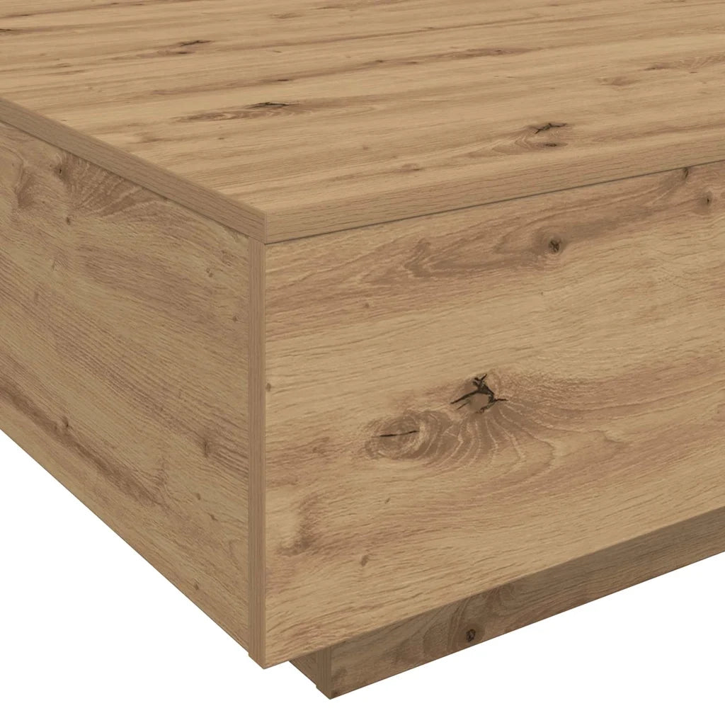 Tavolino da salotto Rovere artigianale 100 x 100 x 31 cm 863007
