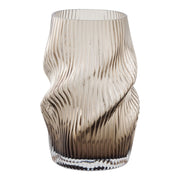 Vaso in vetro soffiato a bocca marrone House Nordic ø17x25 cm