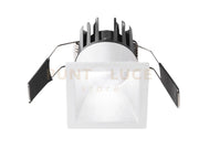 GFA951C- FARETTO DA INCASSO QUADRATO 5,6X5,6 CM LED 3000K 600LM 8W BIANCO OPACO