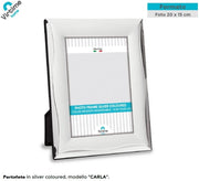 Portafoto da Appoggio Silver Carla 15 x 20 cm