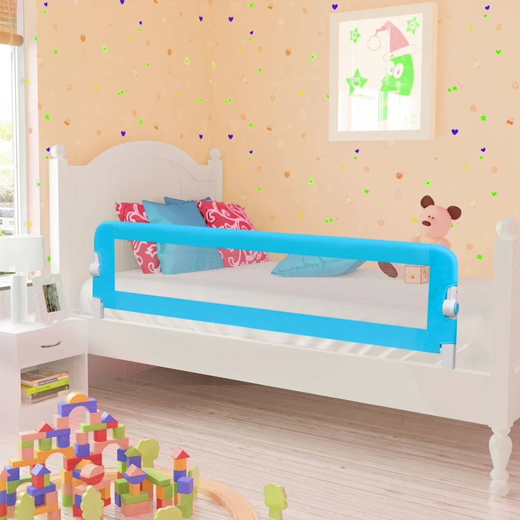 Sponde Letto di Sicurezza per Bambini Blu 120x42cm Poliesterecod mxl 130934