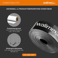 Nastro ponderale magnetico, 2,7 m, per la ponderazione di sfondi in carta e tessuto per lo studio fotografico, ideale per la fotografia in interno