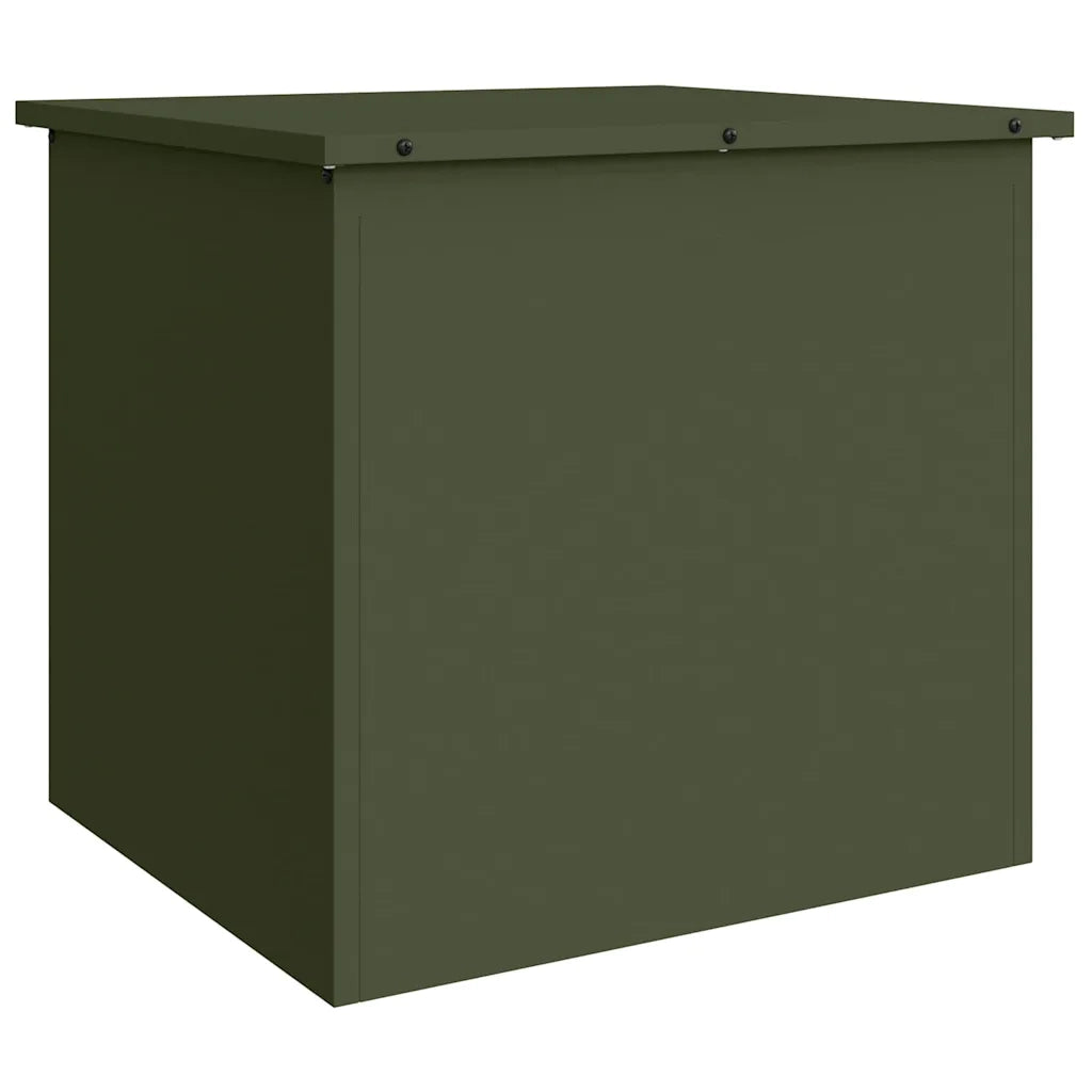 vidaXL Scatola di Stoccaggio Esterno Oliver verde 55 x 50.5 x 50 cm