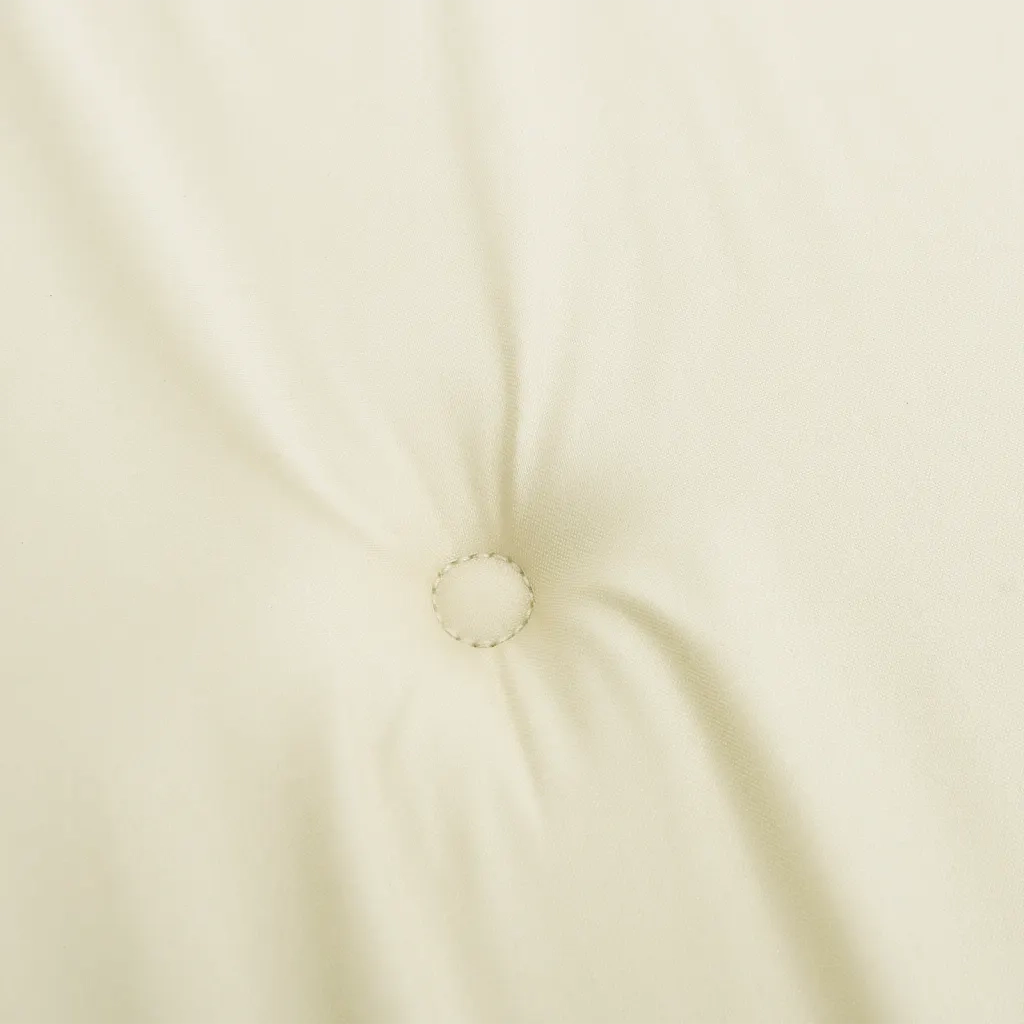 Cuscini per Panca da Giardino 2 pz Crema 50x50x3 cm cod mxl 48368