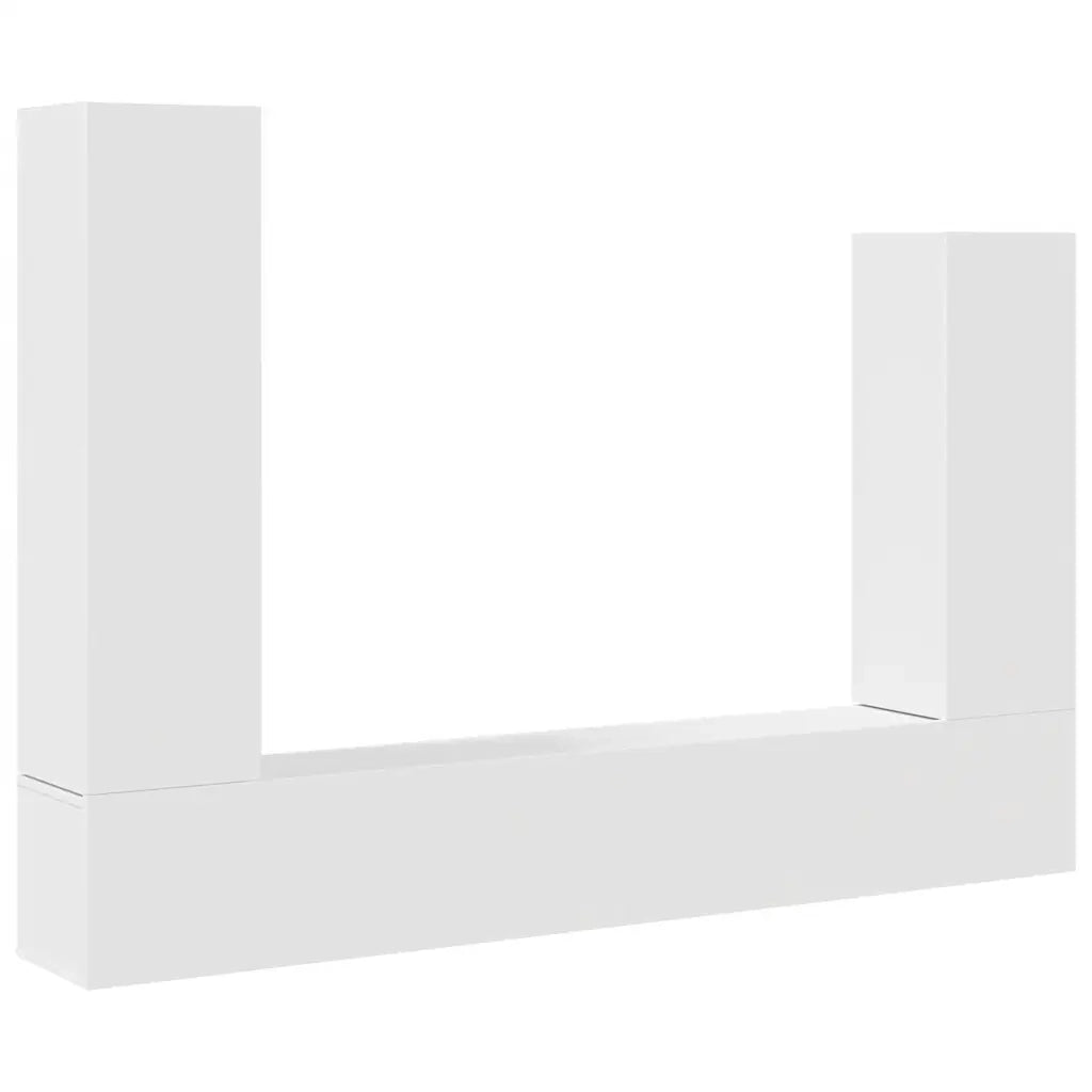Set di Mobili Porta TV 4 pz Bianco in Legno Multistrato 3114630
