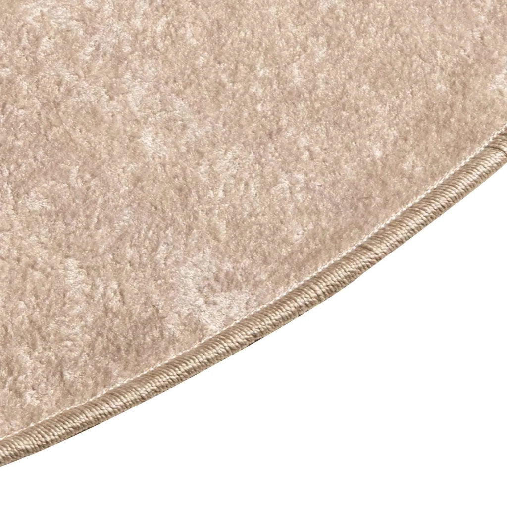 Runner Tappeto MARSA Beige 120 x 120 cm Poliestere e PVC