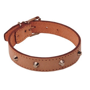 COLLARE PER CANI CUOIO BORCHIATO 40 X 650 MM- 6,0 pz