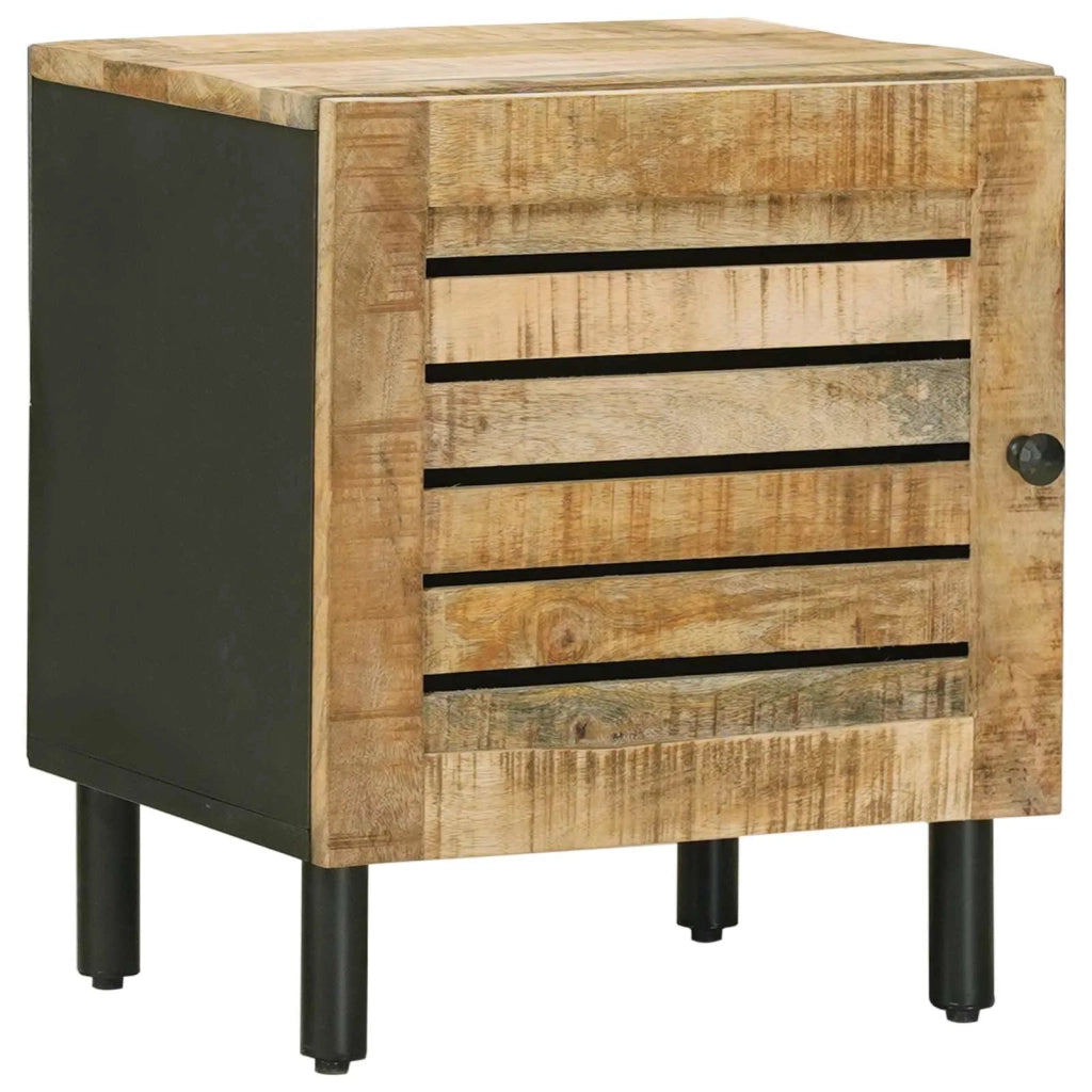 Comodino Naturale 40 x 33 x 46 cm Legno di mango massello 4018840