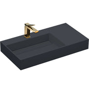 Lavabo In Conglomerato Archi 90 Cm Grey Matt