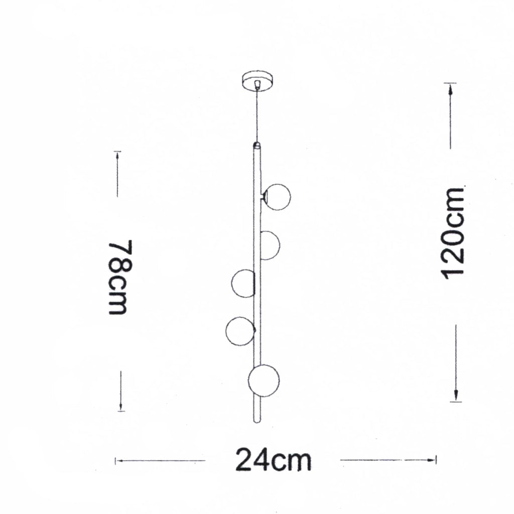 Lampadario bronzo sospensione 5 luci G9 LED pendente paralume vetro luce cucina soggiorno ristorante sala camera letto 230V