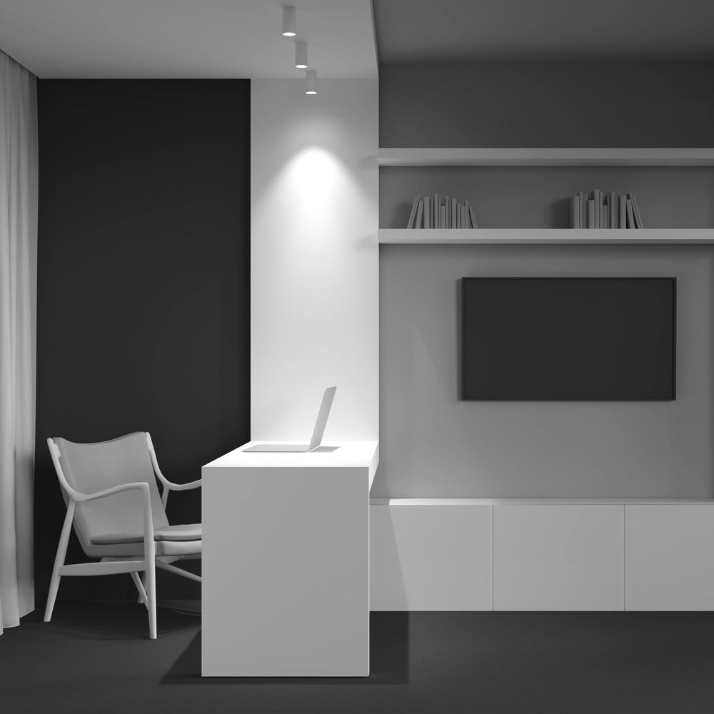 Maytoni plafoniera Focus S bianca GU10 alluminio C052CL-01W