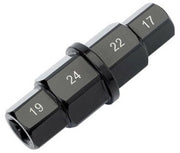 Chiave a sei lobi 4-in-1 - Chiave per fori 17/19/22/24mm - Supporto per chiave a sei lobi - Chiave a molla - Accessori per la manutenzione - Pezzo di ricambio