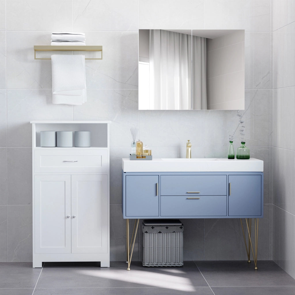 Armadio con Specchio ¨C Zephmum ¨C Lilla 80x15x60 cm