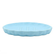 Trade Shop - Piatto Piattino Porta Sapone Saponetta Accessori Arredo Bagno Azzurro Decorata 79944 -