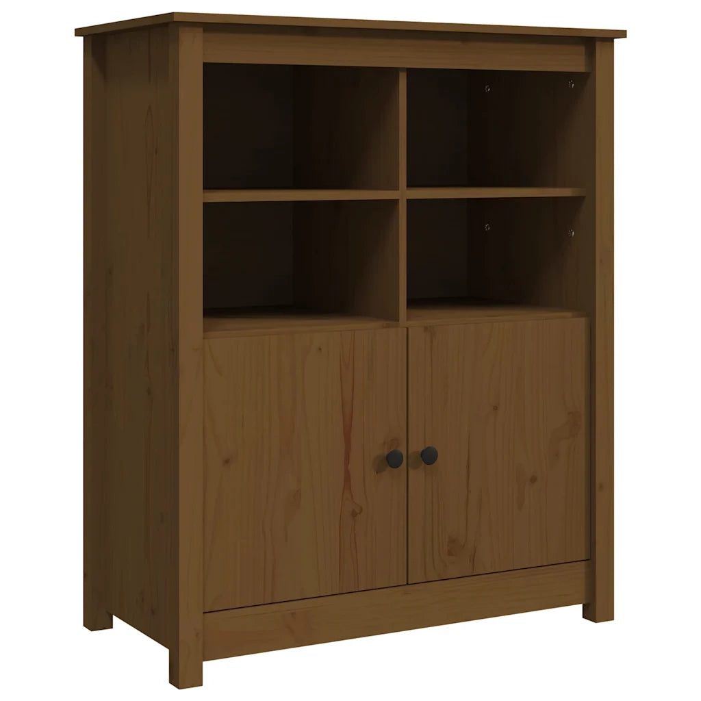 Credenza Miele 83x41,5x100 cm in Legno Massello di Pino cod mxl 25766