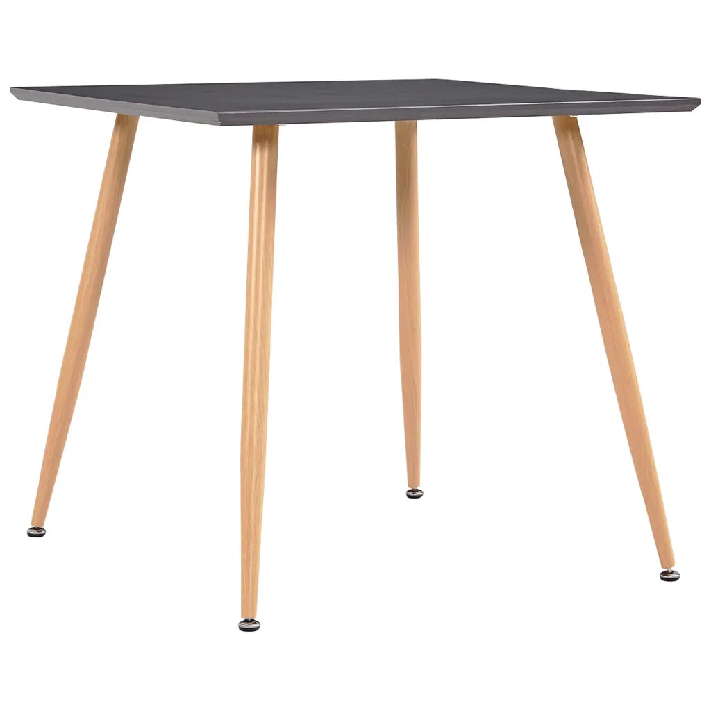 Tavolo da Pranzo Grigio e Rovere 80,5x80,5x73 cm in MDF cod mxl 59271