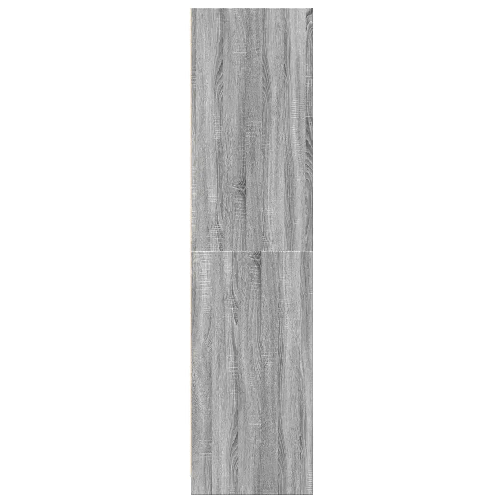 Armadio Grigio Sonoma 50x50x200 cm in Legno Multistrato 3307788